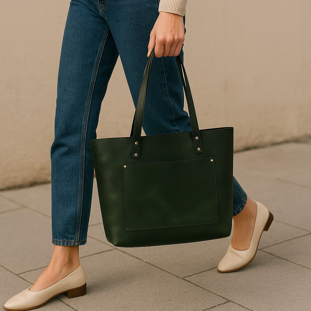 Madeline Leather Tote