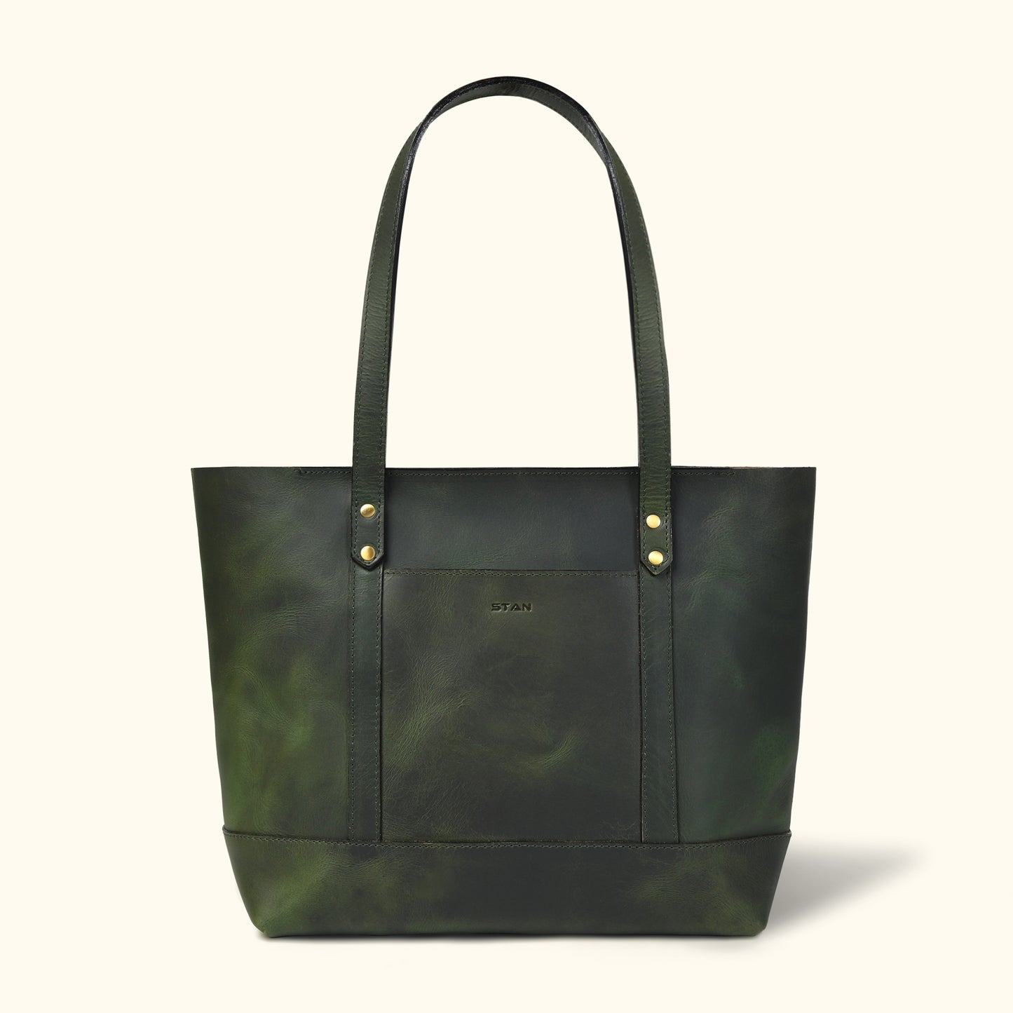 Vivian Zip Leather Tote