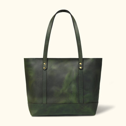 Vivian Zip Leather Tote