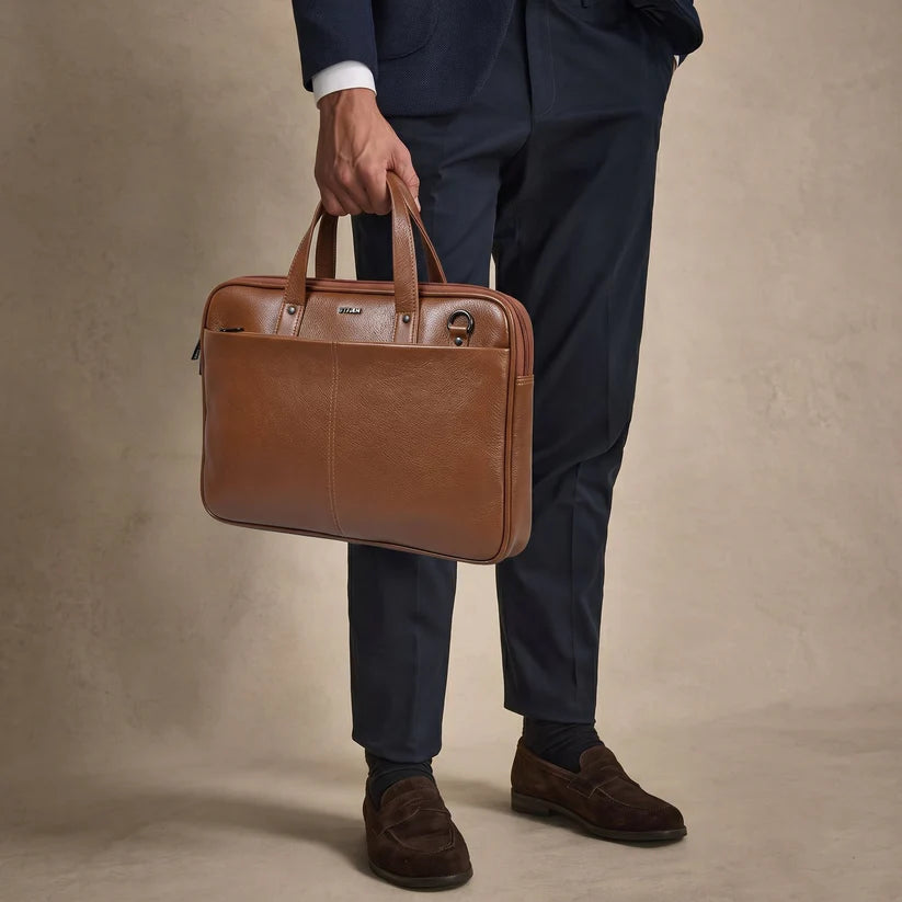 Roosevelt NDM Leather Laptop Bag