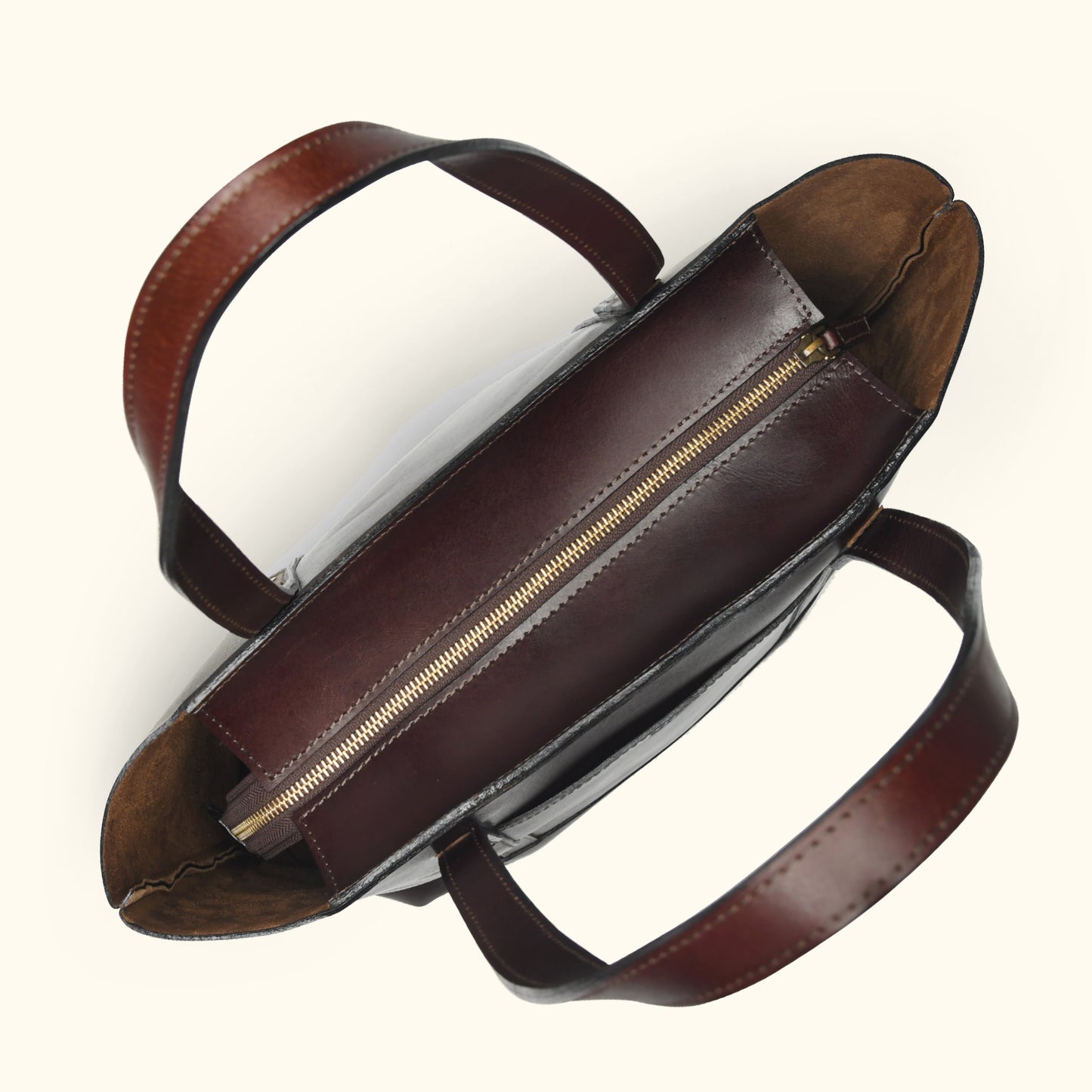 Vivian Zip Leather Tote