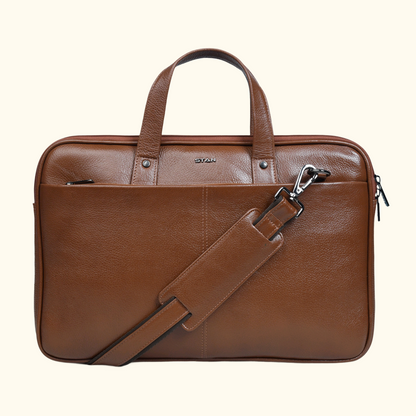 Roosevelt NDM Leather Laptop Bag