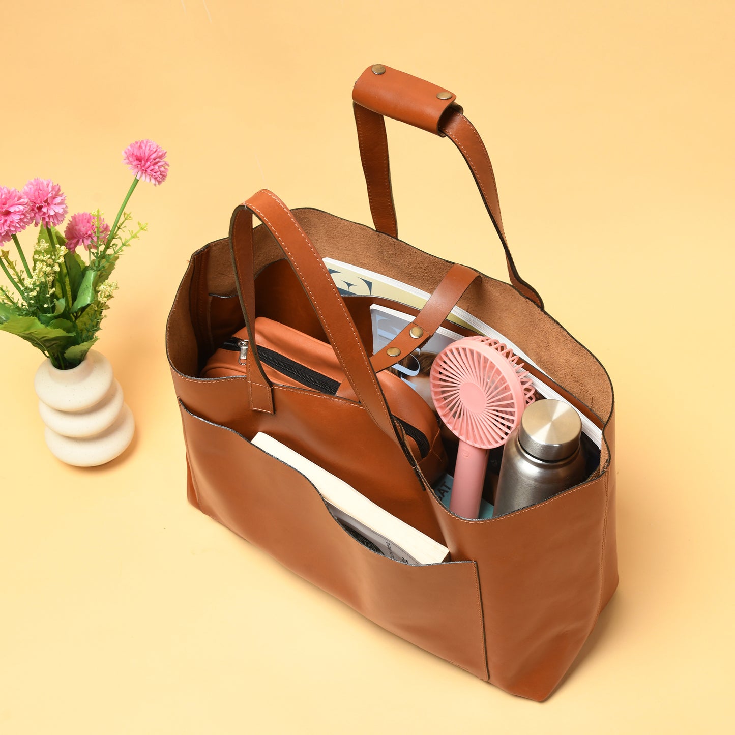 Phoenix XL Leather Tote