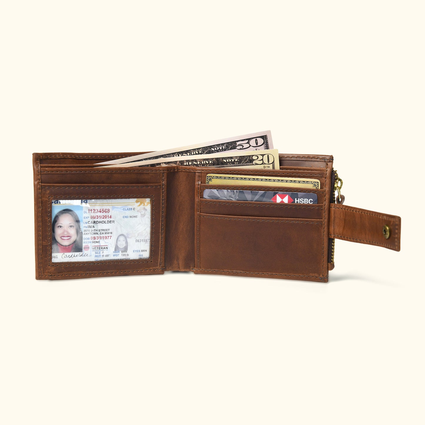 Titan Bifold Leather Wallet