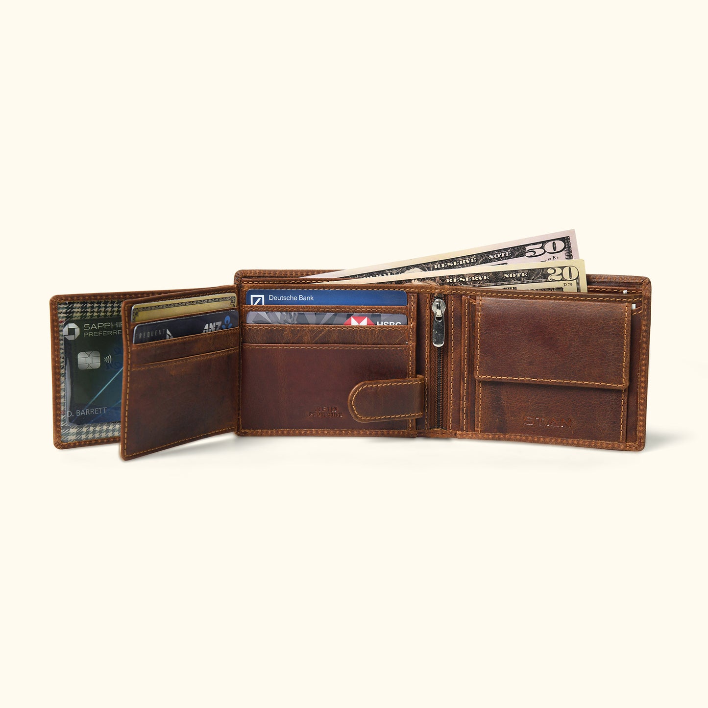 Striker Bifold Leather Wallet