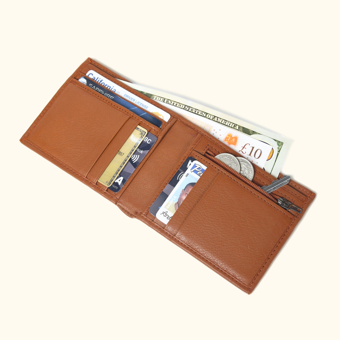 Ethan Bifold Leather Wallet