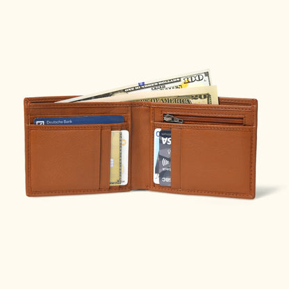 Ethan Bifold Leather Wallet