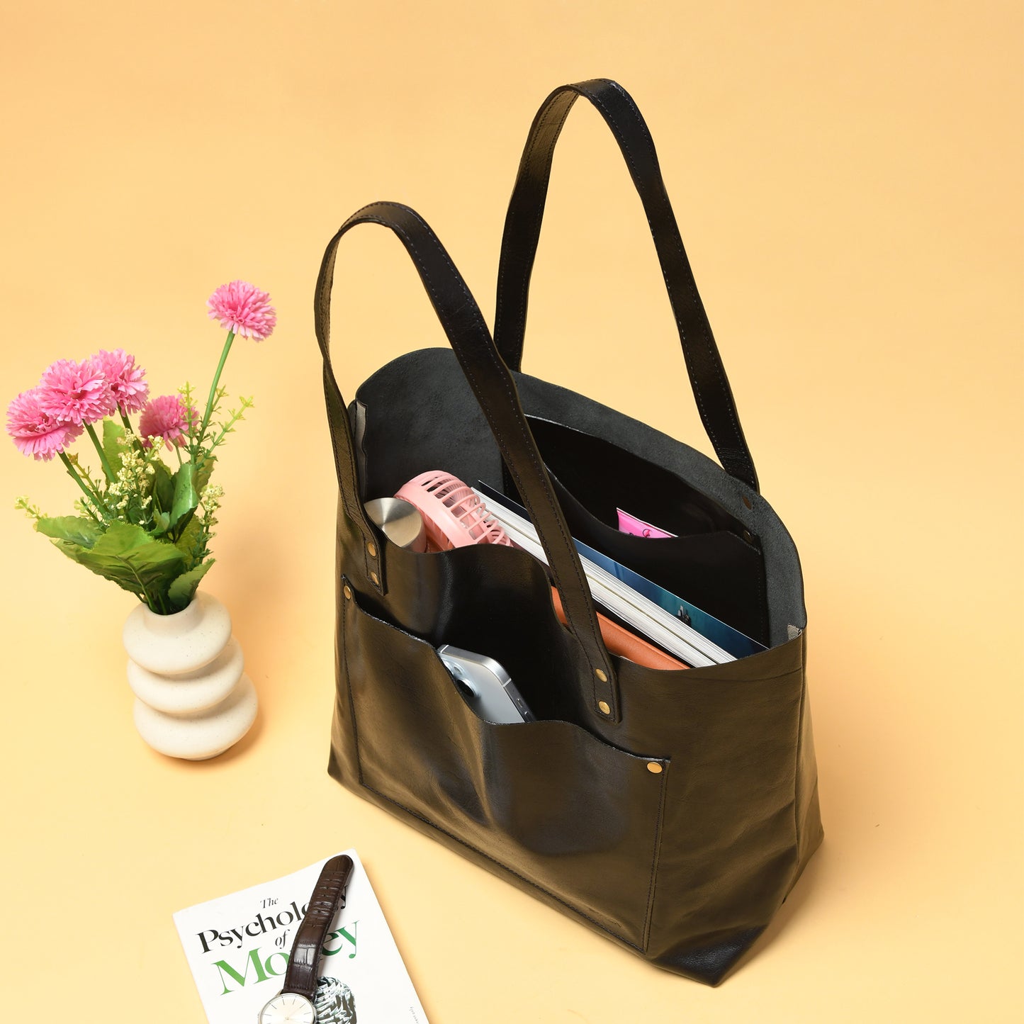 Madeline Leather Tote