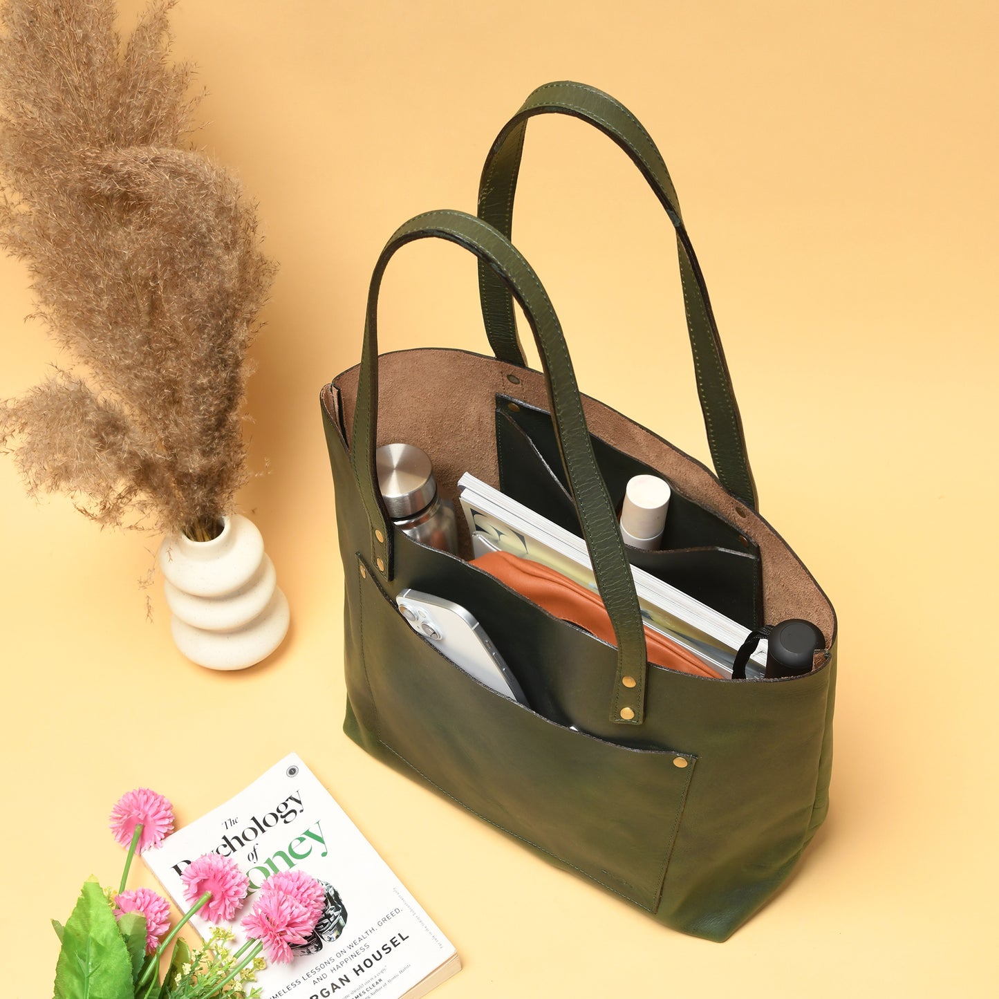 Madeline Leather Tote